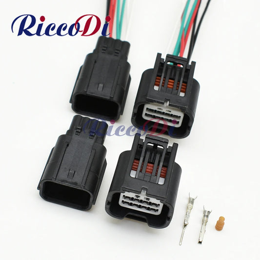 8 pin way auto headlight socket automotive radar cable connector waterproof plug 7282-2148-30 7283-2148