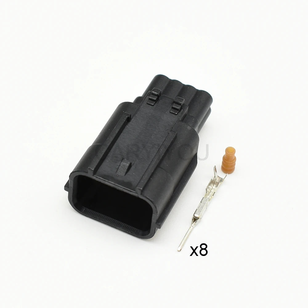 8 pin way auto headlight socket automotive radar cable connector waterproof plug series 7282-2148-30 7283-2148