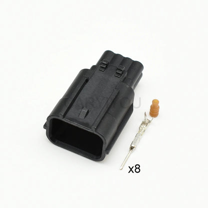 8 pin way auto headlight socket automotive radar cable connector waterproof plug series 7282-2148-30 7283-2148