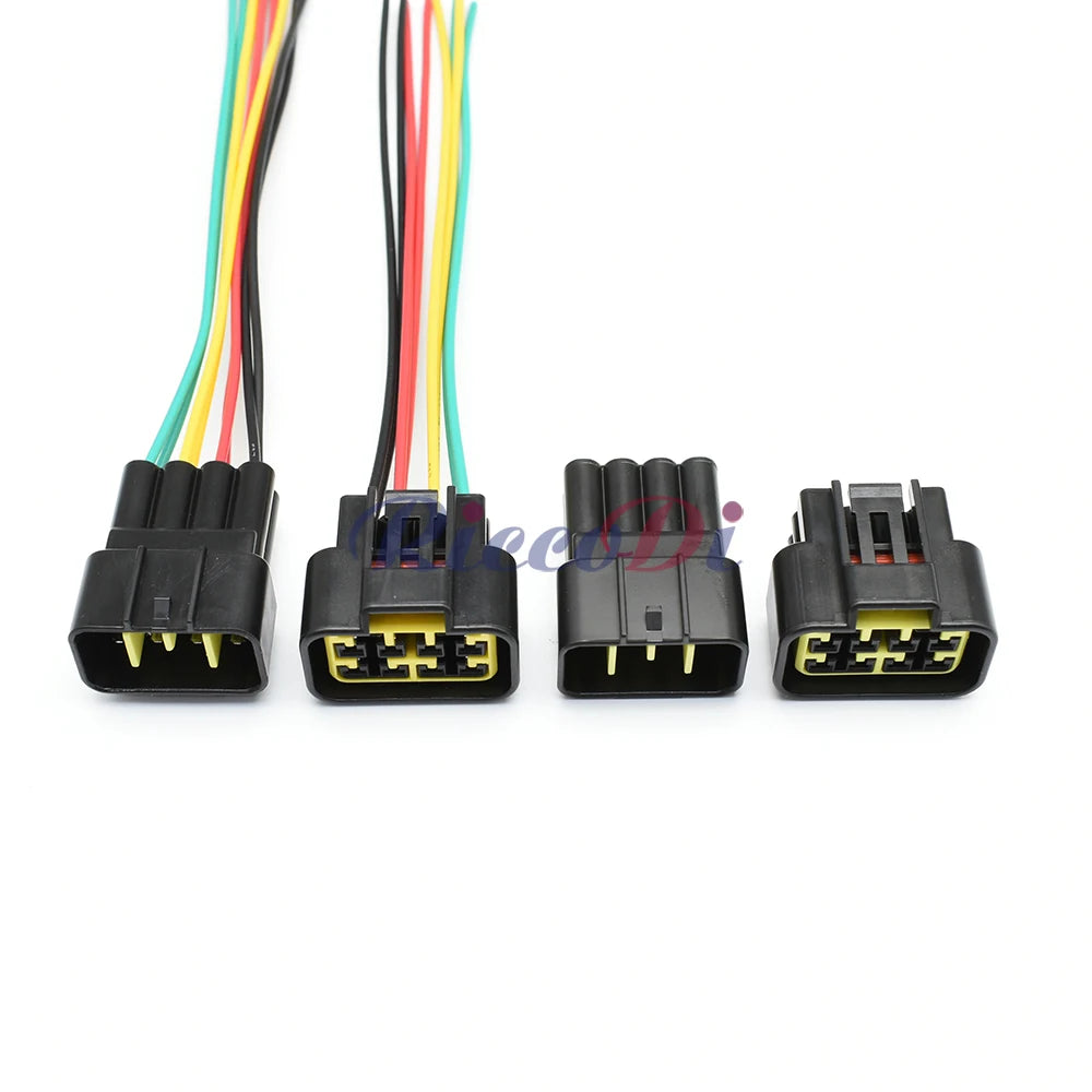 8 pin Furukawa 2.3 mm electric black plug automotive waterproof male female connector series FW-C-8F-B FW-C-8M-B