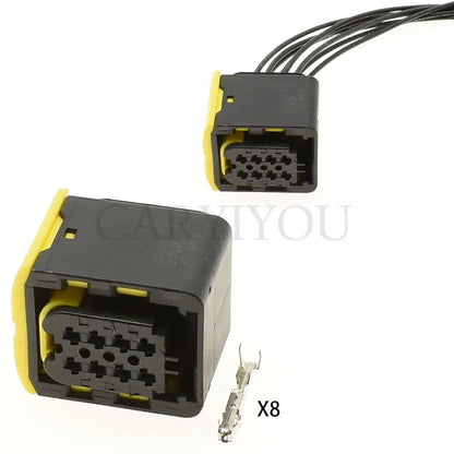 8 pin 0-1418438-1 HDSCS series electric plug auto waterproof wiring cable connector series 1-1418479-1 1670364-1 1-1564512-1