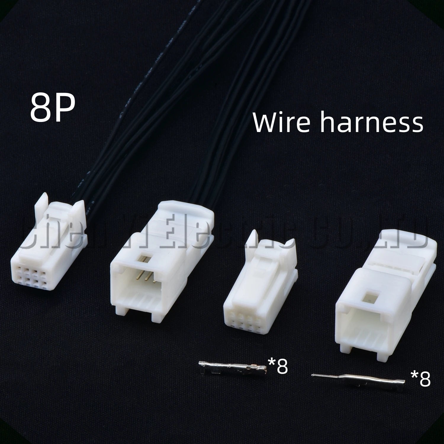8 pin car navigation multimedia connector plug