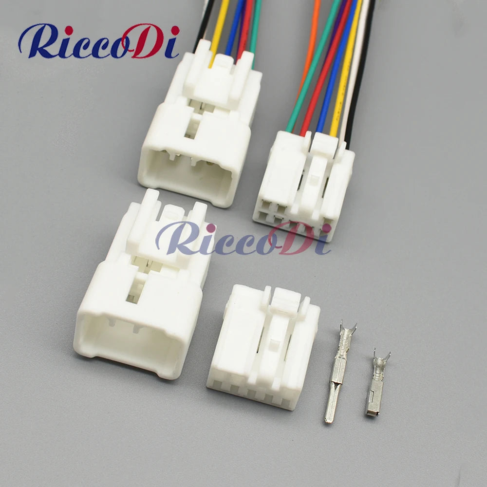 8 pin auto multimedia navigation power connector plug car 2.2mm male female CD socket for Toyota Corolla Ralink