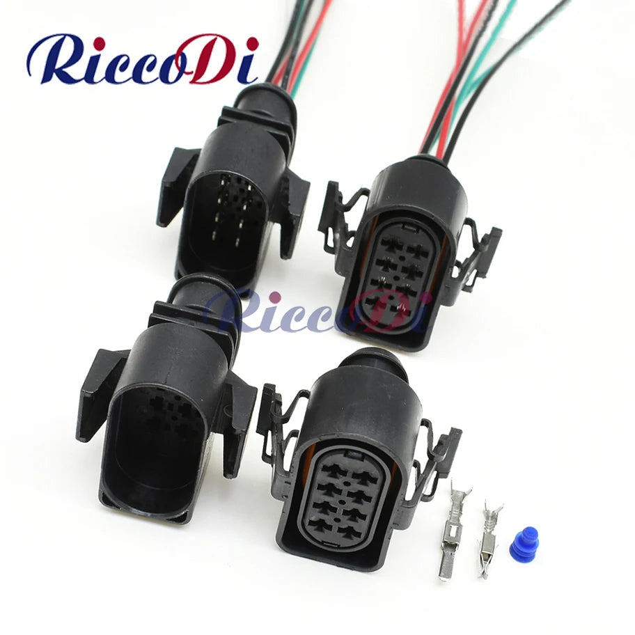 8 pin oil fuel spray nozzle plug diesel common rail crankshaft sensor connector 3A00973834 3A097373 for VW
