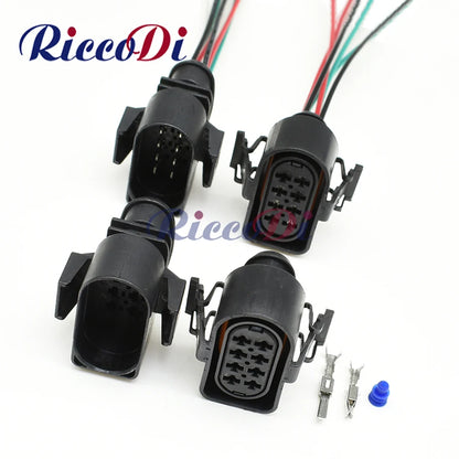 8 pin oil fuel spray nozzle plug diesel common rail crankshaft sensor connector 3A00973834 3A097373 for VW