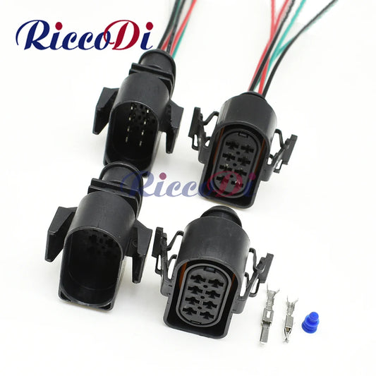 8 pin oil fuel spray nozzle plug diesel common rail crankshaft sensor connector 3A00973834 3A097373 for VW