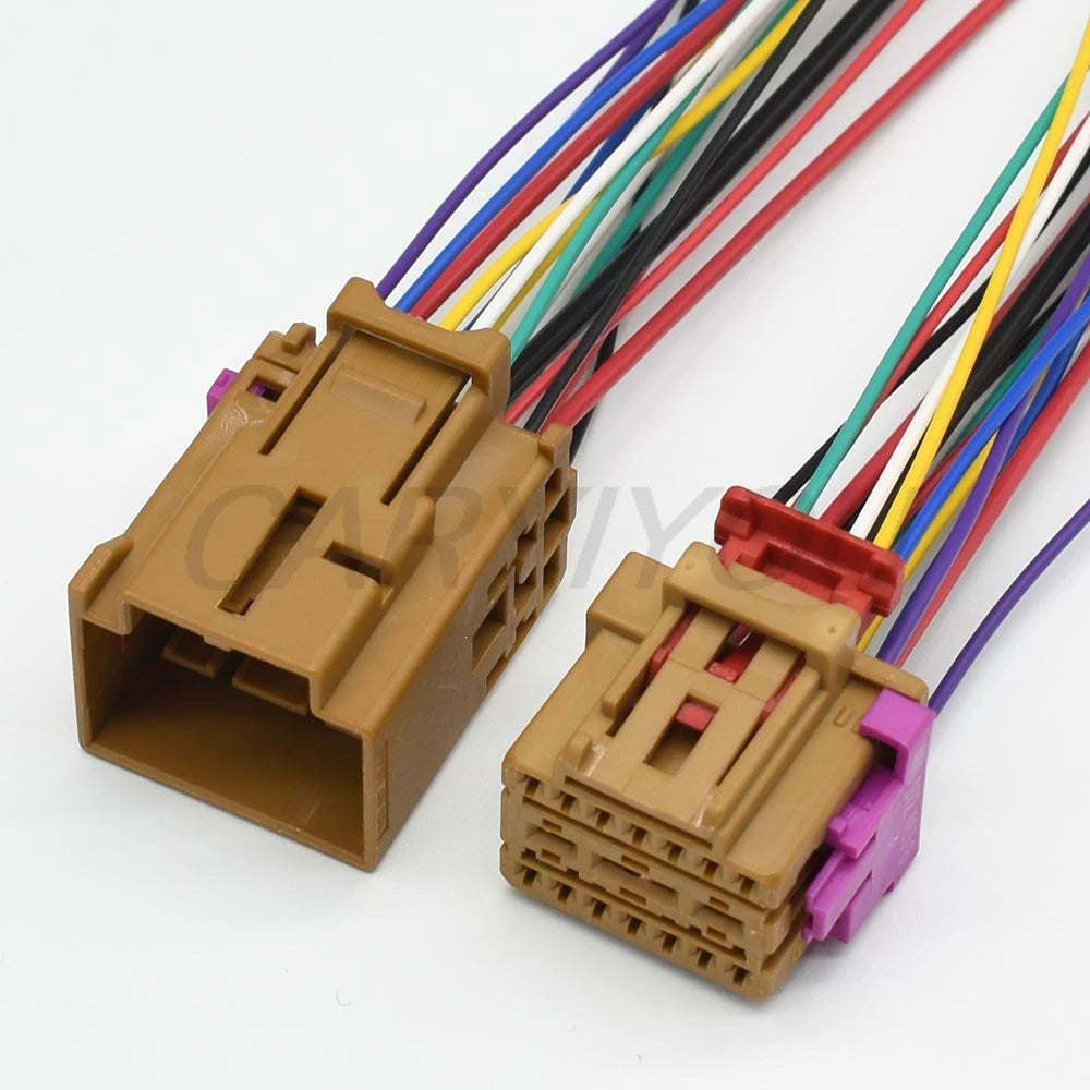8K0 972 483 A 17 pin female automotive power seat plug connector series for VW Passat Golf A4L A6L Q3 Q5 Q7