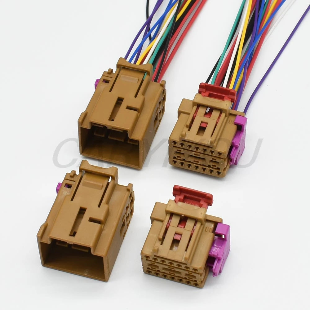 8K0 972 483 A 17 pin female automotive power seat plug connector 8K0972483A 4F0972575A for VW Passat Golf A4L A6L Q3 Q5 Q7