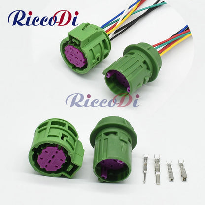 8P female male AC assembly auto headlight wire harness car cable connector 13606031X for Fiat DO Feiyue 500X Pendor 500