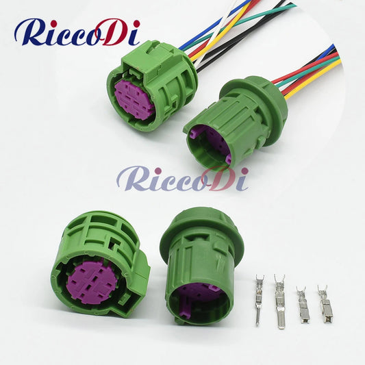 8P female male AC assembly auto headlight wire harness car cable connector 13606031X for Fiat DO Feiyue 500X Pendor 500
