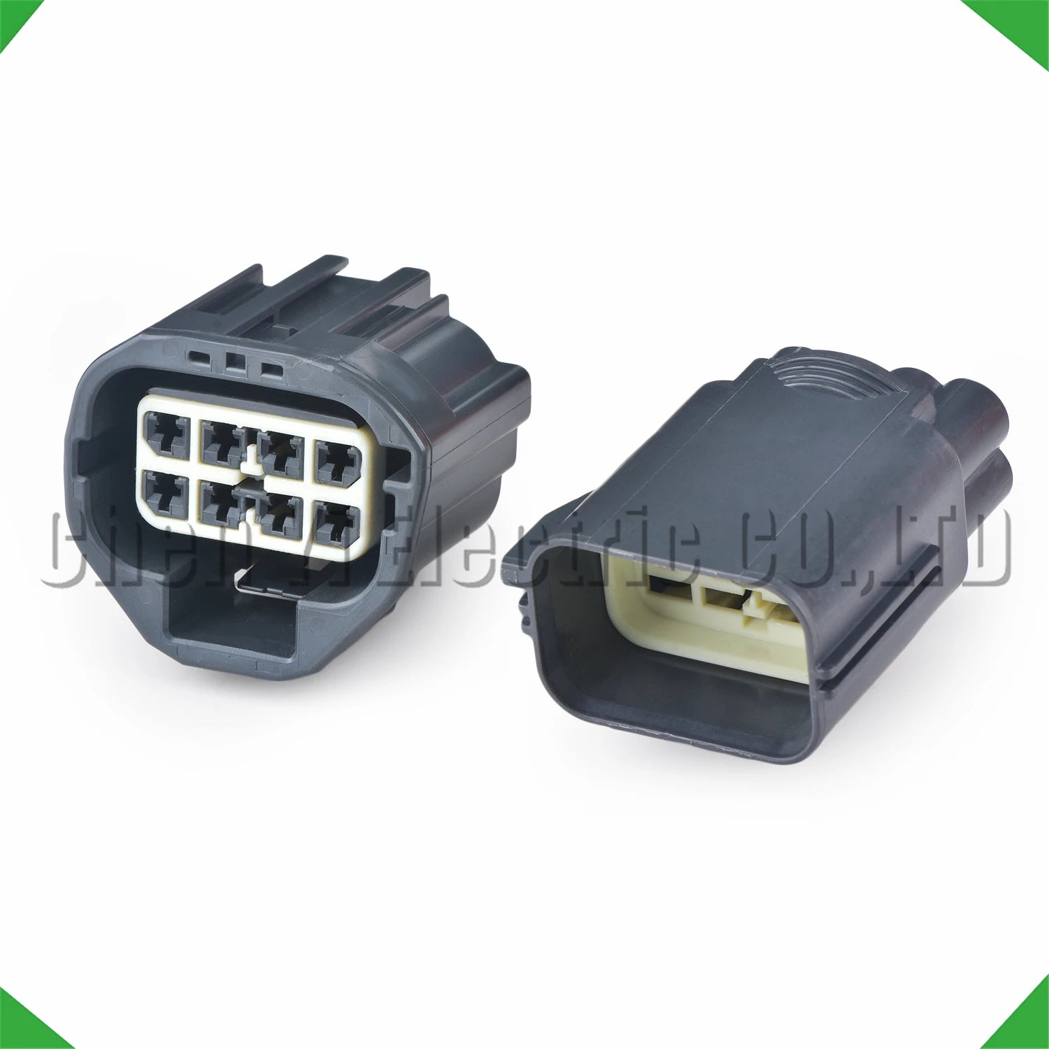 8 pin headlight wire harness connector plug