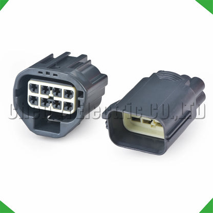 8 pin headlight wire harness connector plug
