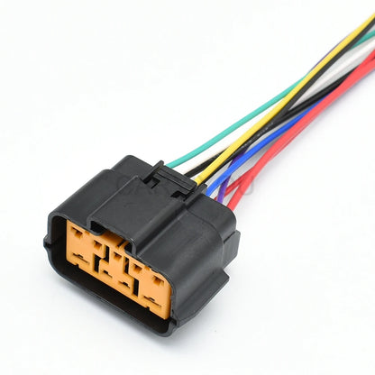 9 pin 6195-0238 sealed adapter showing terminal layout and locking design for automotive wiring