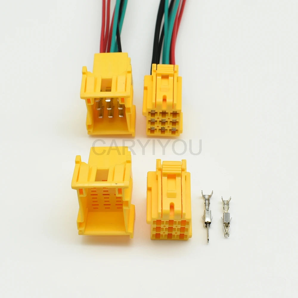 9 pin car male female connector 967621-1 1-967626-1 1-967621-1 automobile electric cable unsealed socket