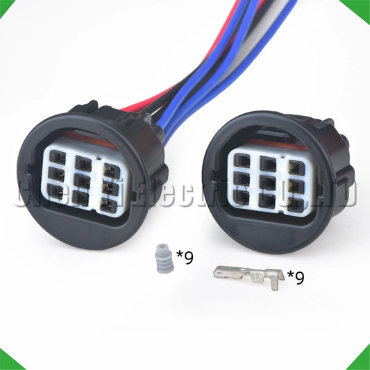 9 pin automotive transmission gearbox gear shift switch connector wire harness plug