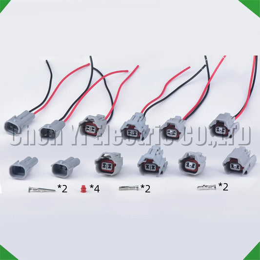 90980-11153 2 pin fuel injector connector for Toyota