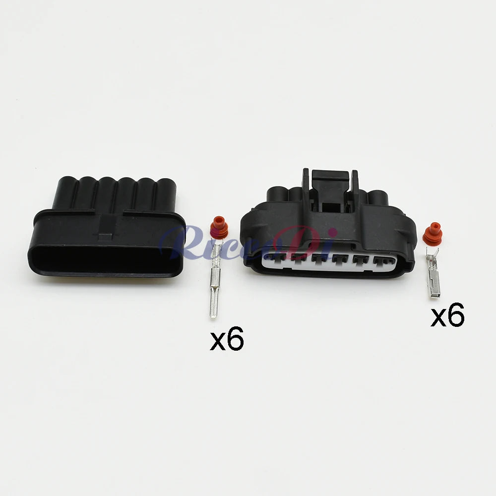 Automotive 6-pin waterproof electronic throttle pedal valve connector 90980-11858 7283-1968-30 for Toyota Mazda