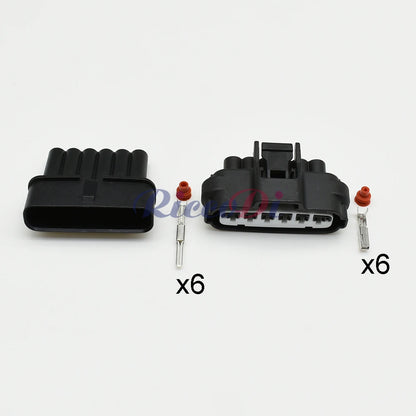 Automotive 6-pin waterproof electronic throttle pedal valve connector 90980-11858 7283-1968-30 for Toyota Mazda