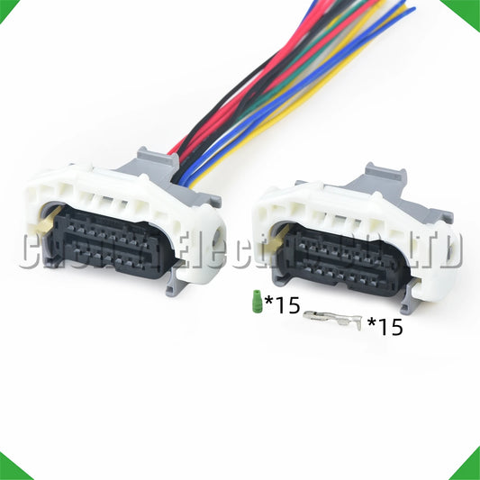 15 pin transmission solenoid connector 90980-12293 for Toyota