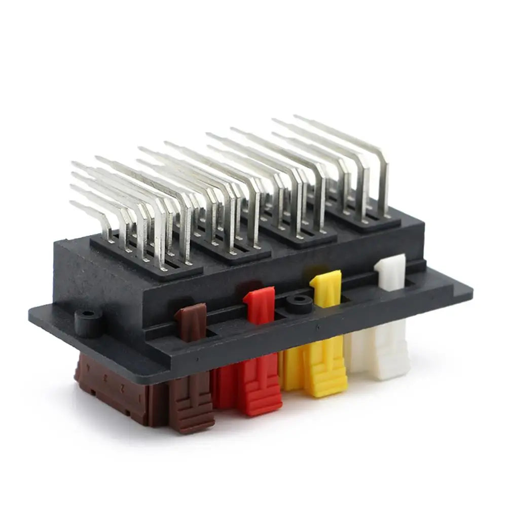 927365-1 PCB automotive connector with white yellow red brown pins DJ7321-3.5-10AW detail