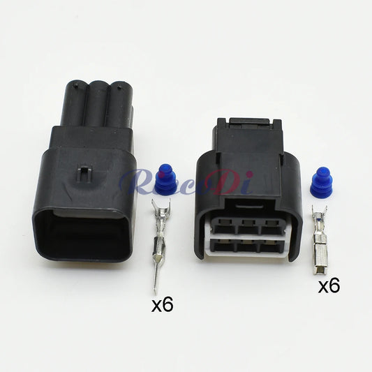 936257-2 6 pin waterproof accelerator pedal automotive wire connector female male car socket