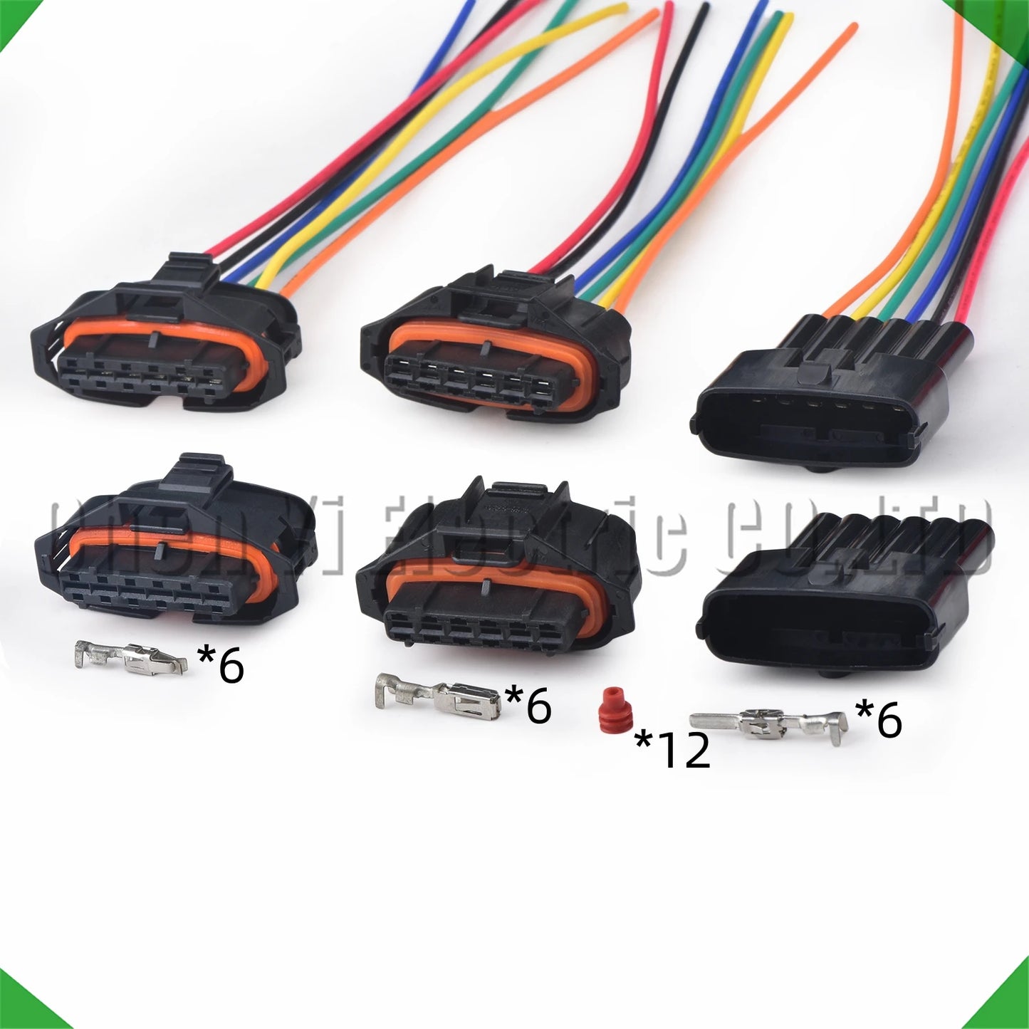 6 pin accelerator pedal connector 936394-2