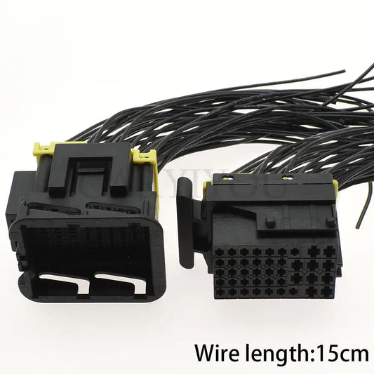 936421-2 42 pin black male automobile ECU connector waterproof sealed plug