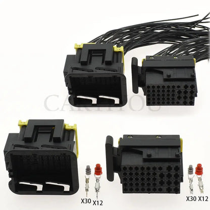 936429-2 42 pin black female automobile ECU connector waterproof sealed socket