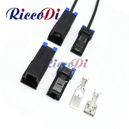 9.5mm automotive male and female KET unsealed connector for large current wiring harness applications