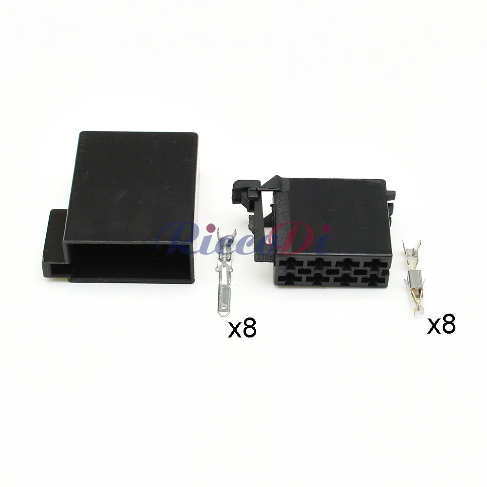 962189-1 8 pin automotive CD wire plug for car radio speaker audio ISO cable socket VW