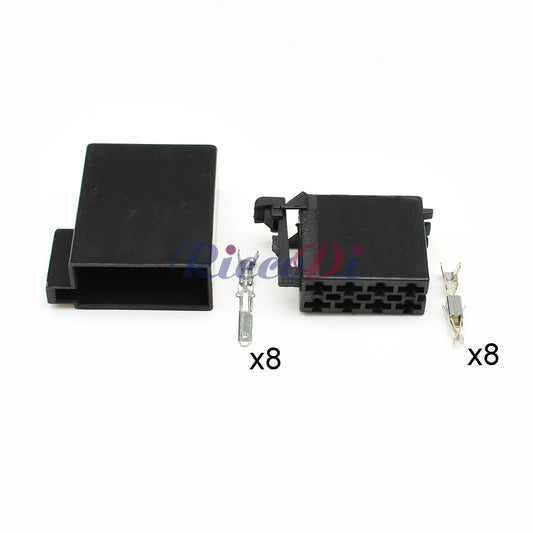 962189-1 8 pin automotive CD wire plug for car radio speaker audio ISO cable socket VW