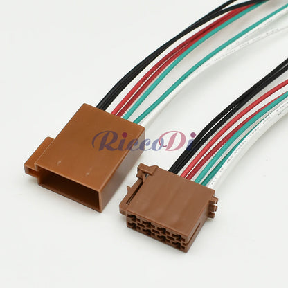 962191-1 TE Tyco 8 pin middle slot auto ISO radio horn CD connector male female plug for Toyota Lexus