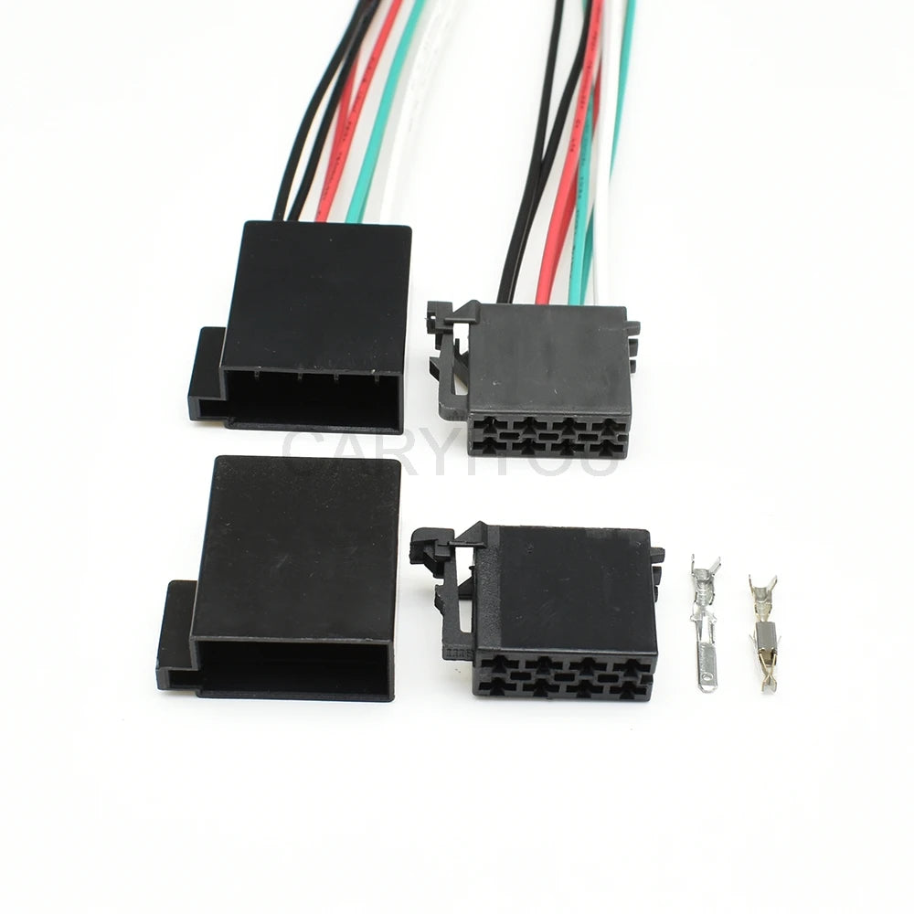 962191-1 8 pin automotive CD wire plug car radio speaker plug audio ISO cable socket for VW