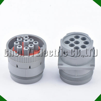 9 pin automotive HD10 series waterproof diagnostic connector