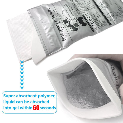 12/20 Pack Outdoor Emergency Portable Urine Bag Vomit Bag, Unisex Pee Bag Travel Mini Mobile Toilet for Women Men Baby 4/8 Pack