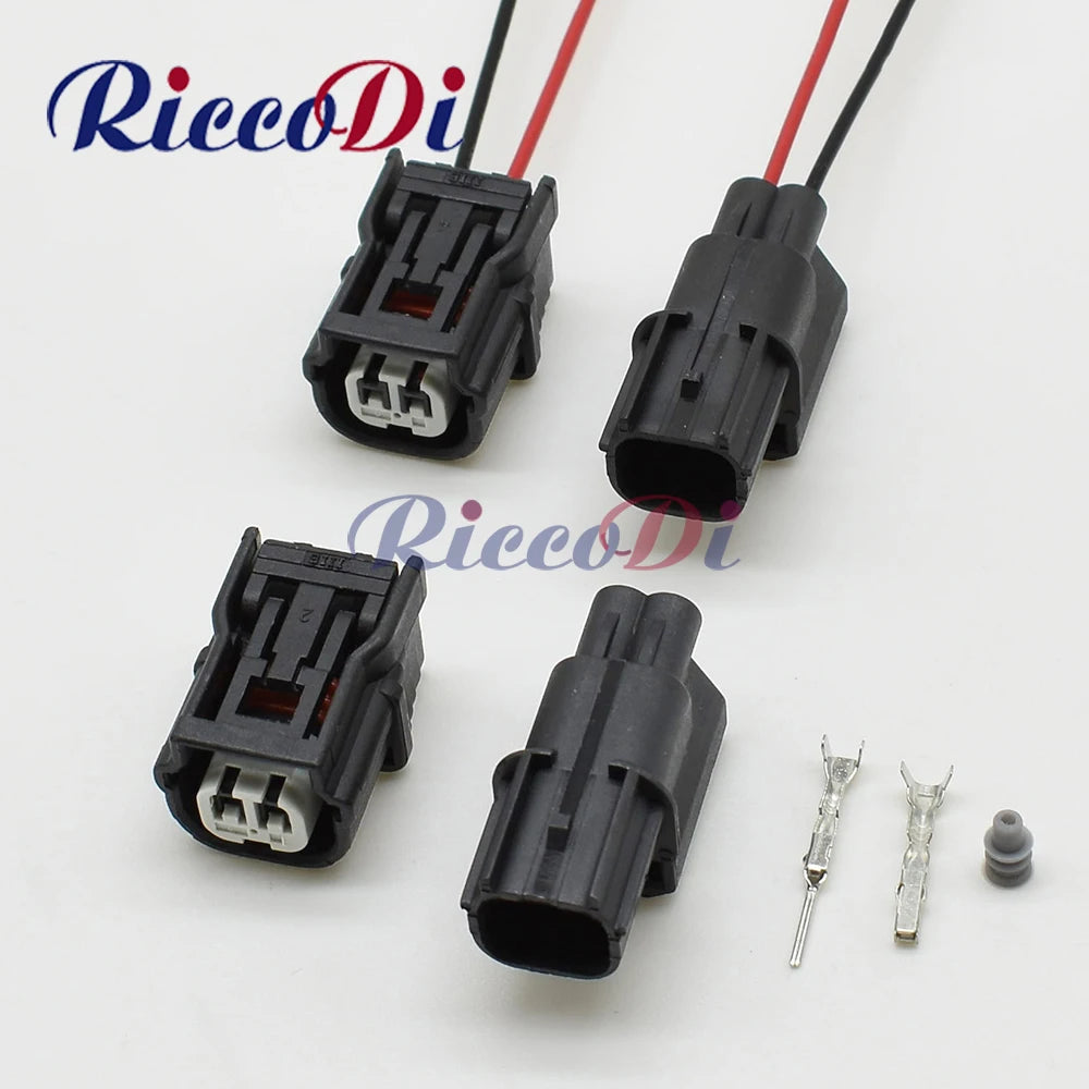 2 pin male female automotive connector plug for ABS sensor wiring and ignition coil systems