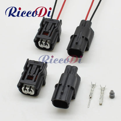 2 pin male female automotive connector plug for ABS sensor wiring and ignition coil systems