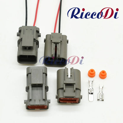 2 pin automotive connector socket for generator wiring in cars and excavator pressure switch systems