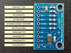 ADS1115 4-Channel 16-Bit ADC Module