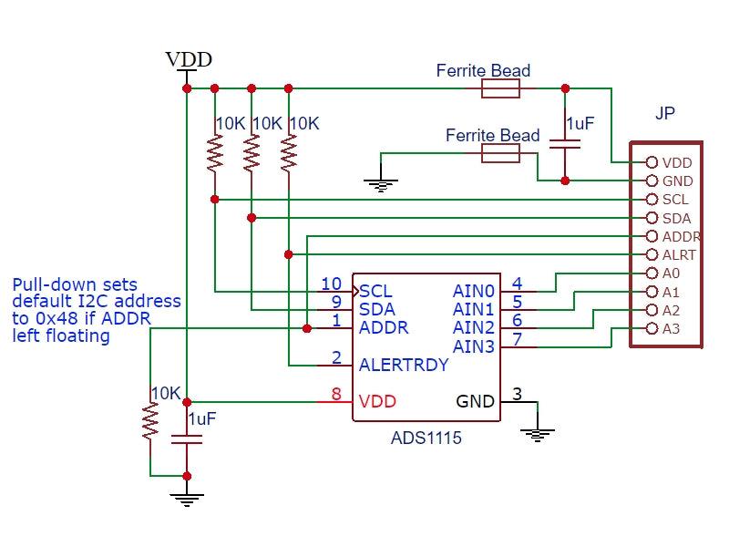 ADS1115 4-Channel 16-Bit ADC Module