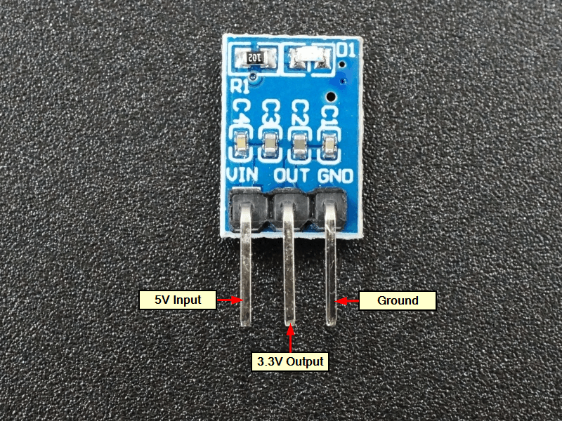 AMS1117 5V to 3.3V Step-Down Regulator Module