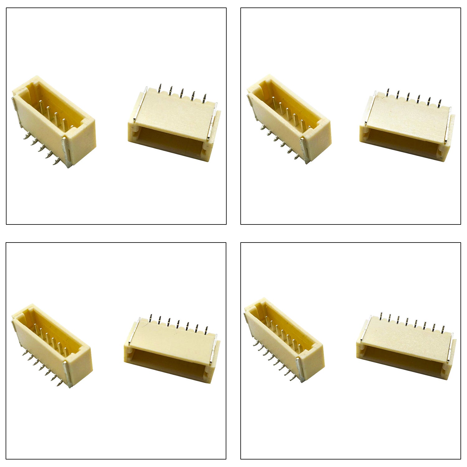 Assorted_JST_SH1.0_Vertical_SMT_Connectors_for_Electronics