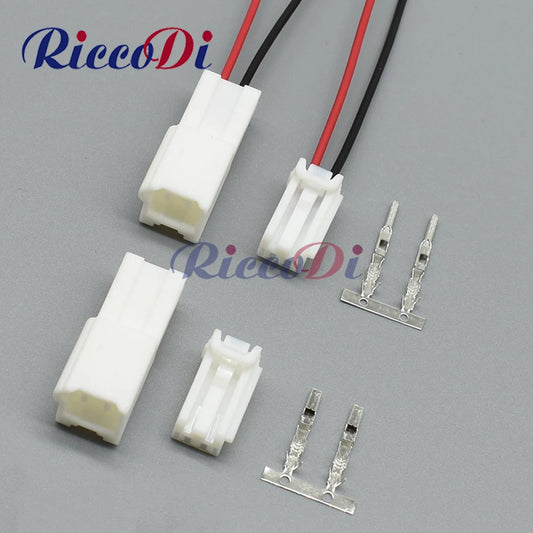 2 pin automotive center horn electrical connector socket for car wiring harness
