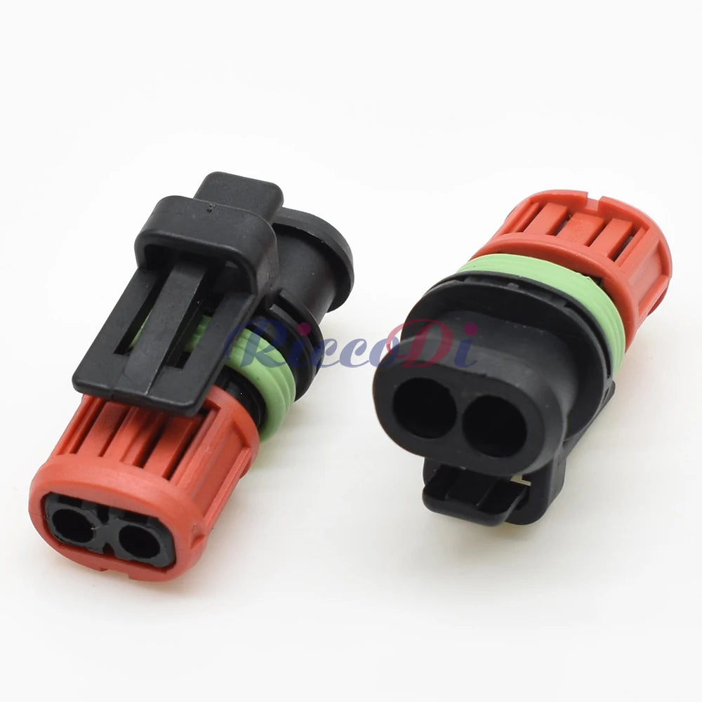 automotive electrical connector interface view showing secure plug and socket fit