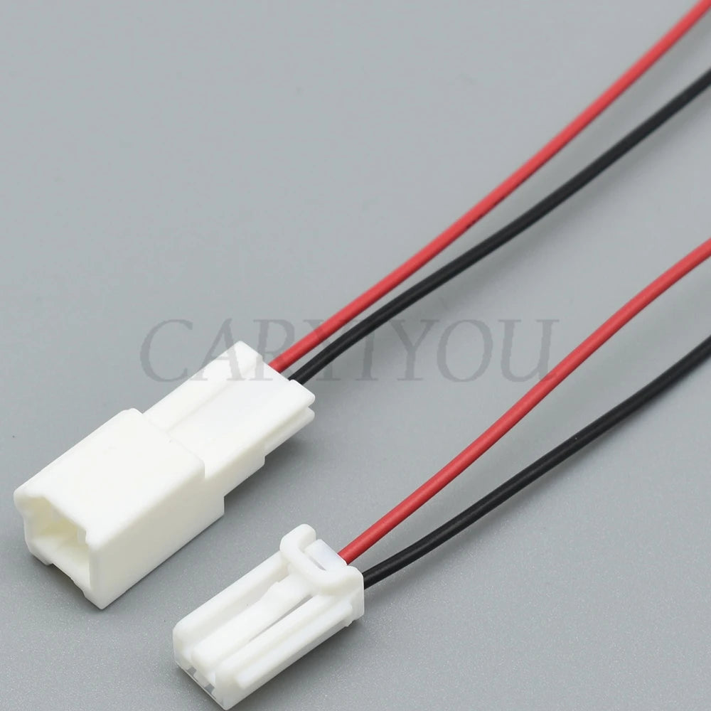 2 pin automotive electrical connector pin structure for horn circuit applications