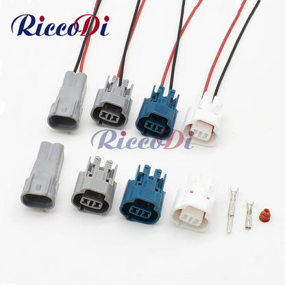 2 pin automotive fog light electrical connector male female plug for vehicle wiring