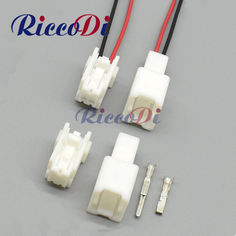 2 pin male female automotive plastic housing connector plug for wiring harness applications