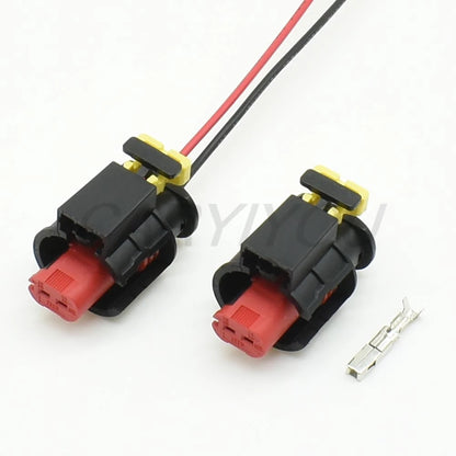 premium 2 pin male female automotive wire harness connector for reliable electrical connection