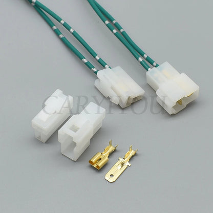 2P large current auto wiring harness connector socket for secure car electrical connections