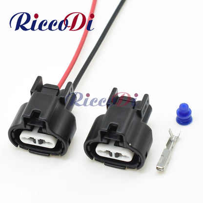 2 pin waterproof automotive connector socket 2.2mm female plug for IAT MAT sensor wiring